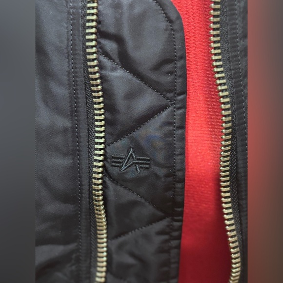 Authentic Alpha Industries Aviator Jacket - reversible!  Perfect condition! - Picture 7 of 10